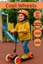 Coolwheels Lighted Wheels Scooter Twist with Light 3-7 Years Old |   3 Wheel Children's Scooter