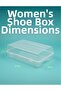 20 Pieces Transparent Women's Shoe Storage Box - with Air Channels - Shoe Organizer - 5