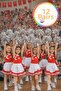 Ponpon Metallic Shiny Silver Cheerleading Pompoms with Sticks Durable Lightweight Cheer Pompoms 12 Pairs