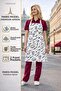 مريلة مطبخ - مريلة ملونة بتصميم مطبخي، مقاومة للماء، مع جيبين واسعين
