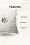 Winnie the Pooh Embroidered Linen Throw Pillow – Decorative Filled Pillow - 2