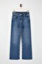 Mavi Normal Bel Uzun Boy Az Esnek Wide Leg Jeans TWOSS26JE00119 - 5