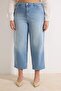 Blue High Waist Comfortable/Flexible Baggy Fit Denim Plus Size Jeans Tbbss26Cj00004 - 4
