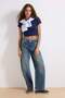 Mavi Yüksek Bel Baggy %100 Pamuk Non-Stretch Jeans TWOAW25JE00130