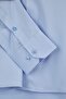 Açık Mavi Normal Kalıp/Regular Fit Gabardin Dokulu Kolay Ütülenir Erkek Dokuma Gömlek TMNSS26GO00006 - 5