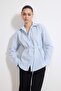 Light Blue Shirt with Belt Detail TWOSS26GO00076
