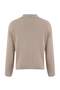 Wardrobe Essentials Vizon Geniş Kalıp Bluz Görünümlü Triko Kazak TWOSS26KZ00001 - 6