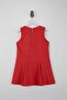 Kırmızı Kısa / Mini Düz Kız Çocuk Dokuma Elbise TKDSS26EL00002 - 5