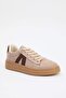 Koyu Bej Renk Bloklu Retro Kadın Sneaker TAKSS26SN00006 - 4