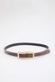 Black-Light Brown 2-Piece Women's Belt Twoaw26Ke00031 - 2