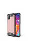 Galaxy A71 Compatible - Double Layer Protective Crash Military Tank Case - Rose Gold