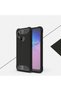 Galaxy A10S Compatible - Case Double Layer Protective Crash Military Tank Case - Black