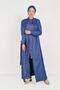 Balloon Arm Embroidered Dominant Collar Blanket 10180 - 2