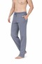 Men's Single Bottom Pants with Double Pockets and Elastic Waistband (Comfortable Fit for Home Wear) - 3