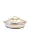 Copper Pilav Pot Handmade 30 cm Silver