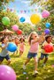 75 Pcs Colorful Balloon Party Birthday Mixed Color Celebration Special Occasions - 3