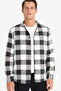Regular Fit Polo Neck Cotton Checked Long Sleeve Shirt D6145Ax25Sp