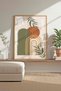 Modern Bohemian Wall Decor 3 Piece Painting Set Framed with Color Options - 2