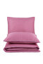 Desmond Duvet Cover Set Satin Double (200X220 cm) Dried Rose - 5