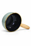 Soft Green Enamel Wooden Handle Stew and Sauce Pan 16 cm - 3
