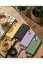 Apple iphone 14 / 13 compatible corded neck strap velvet interior launch soft silicone phone case - 2
