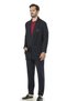Men's Navy Blue Knitwear Dressing Gown and Pajamas Set of 5 - 2