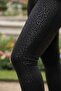 Patterned High Waist Tummy Control Leggings for Daily Use, Flexible Diving Fabric - 2