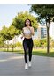 Patterned High Waist Tummy Control Leggings for Daily Use, Flexible Diving Fabric - 3
