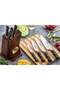 11pcs Set Kitchen knives with stand - Made in Turkey