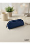 Navy Blue Color School and Office Pen Holder Pencil Case, Pen Holder