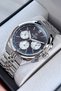 NEW MEN'S WRISTWATCH SILVER COLOR STEEL CORD WATERPROOF WORKS ALL FUNCTIONS WITH BRACELET GIFT - 7
