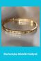 Roman Numeral Thin Bracelet with Stones Gold |   Mother's Day Gift |   Woman