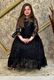 Black Lace Children's Evening Dress Aby0023 - 8