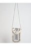 Indian Handmade Stone and Sequin Embroidered Banjara/Boho/Vintage 21X13 cm Bohemian Bag with Strap