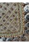 Indian Handmade Stone and Sequin Embroidered Banjara/Boho/Vintage 21X13 cm Bohemian Bag with Strap - 8