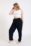 Women's 400-2 Plus Size Fleece Bottoms with Pockets - 2
