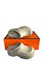 Beige Closed Sterile Hospital Factory Workplace Sabo Slippers - 4