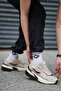 Women's Beige Sneakers Casual Sneakers 044 - 3