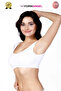 Women's Bustier Seamless Flexible Soft Fabric Thick Straps Padded Sports Bustier 5 Pieces - 5
