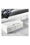 Skubb White - 65x53x19 cm Foldable Storage Box, Underbed and Clothes Organization - 4