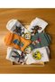6 Pairs Multicolored Fun Heroes Cotton College Socks - 4