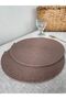 4 Pieces Mink Color Plate Set / American Service Set / Plate Coasters - Special Series