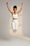 High Waist Tummy Control Sports Leggings Daily Use Flexible Fabric Comfortable Fit - 2