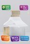 Wooden Clothes Hanger Set of 6 – Ultra Luxury Premium White Wooden Hangers for Shirts and Trousers