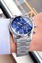 Exclusive Gift Original Men's Wristwatch 3Atm Water Resistant Silver Color Steel Band Dke2136C4 - 4