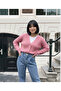 Women's basic ribbed knit button-detail cardigan - 4