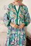 Viscose Patterned Dress - 4