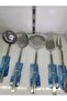 5 Piece Colander Ladle Fork Serving Spoon and Spatula Stainless Steel Suitable for Daily Use - 3