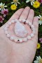 Pink Quartz Natural Stone Bracelet 6 Mm (Pulls Love, Makes Love) (Not Darkening Dorica) - 2