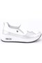 Landro Genuine Leather Orthopedic Oxford Women's Air-Flow Sole Classic Shoes White